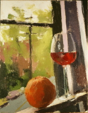 Wine, Orange, Window